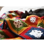 Crochet blanket afghan gift idea Valentines day for her mom girl