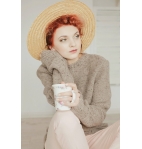 Merino Wool Knit Sweater | Bohemian Sweater | Boho Pullower