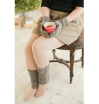 Wool Knit Leg Warmers
