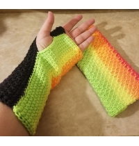 Fingerless Gloves Mittens Arm Warmers
