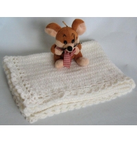 Hand Knitted Soft Baby Blanket