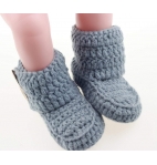Crochet Baby Booties Newborn Socks Handmade Shoes Deep
