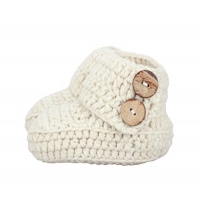 Crochet Baby Booties Newborn Socks Handmade Shoes Deep