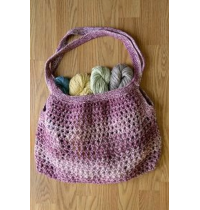 Knit and Crochet Market Bags in Fibra Natura Good Earth Adorn