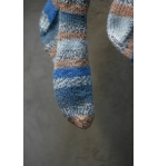Mens blue striped socks
