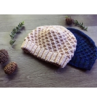 Swiss Alps Lace Hat, DK, Worsted Weight, Lace Beanie