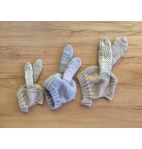 Baby Bunny Bonnet, Preemie, Newborn, Baby, Toddler Bunny Hat, Worsted Weight Yarn Knitting